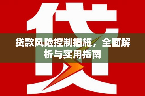 芮城贷款风险控制措施，全面解析与实用指南