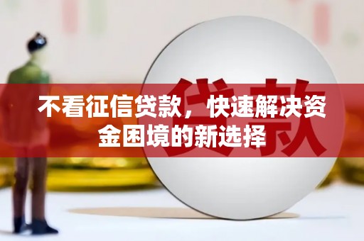 芮城不看征信贷款，快速解决资金困境的新选择