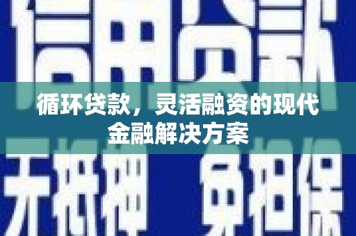 芮城循环贷款，灵活融资的现代金融解决方案