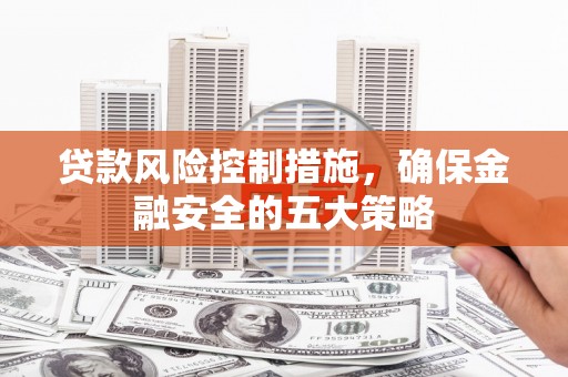 芮城贷款风险控制措施，确保金融安全的五大策略