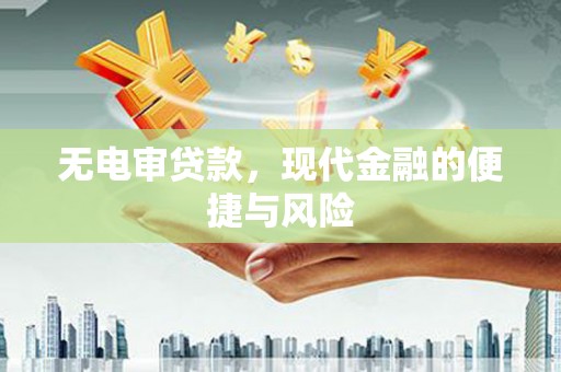 芮城无电审贷款，现代金融的便捷与风险