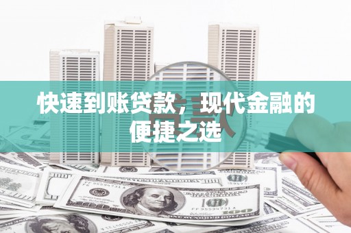 芮城快速到账贷款，现代金融的便捷之选