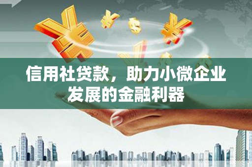 芮城信用社贷款，助力小微企业发展的金融利器