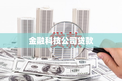芮城金融科技公司贷款