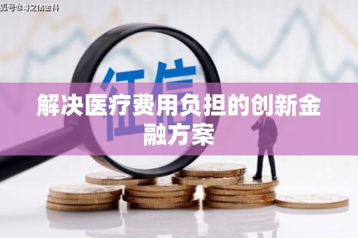 芮城解决医疗费用负担的创新金融方案